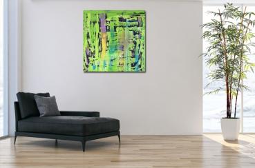 Art pictures original living room 80x80 cm- Abstract 2026